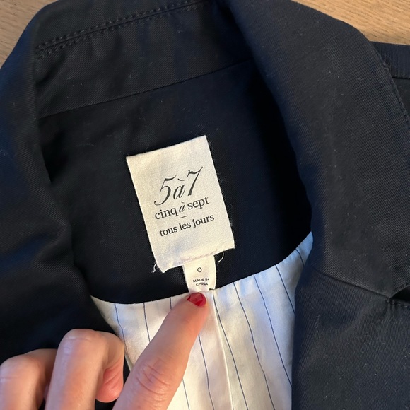 Cinq a Sept Khloe ruched sleeve blazer - Picture 4 of 5